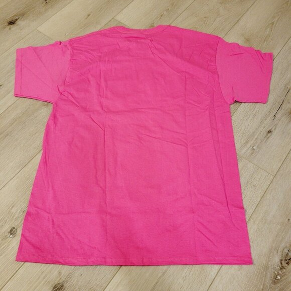 Women's University of Michigan Wolverines College Short Sleeve Shirt Sz Lg Pink - Picture 4 of 4